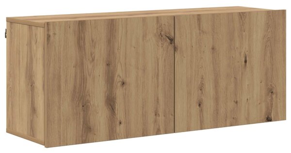 VidaXL TV faliszekrény Falra szerelhető 5 pcs Artisan tölgy Faanyag