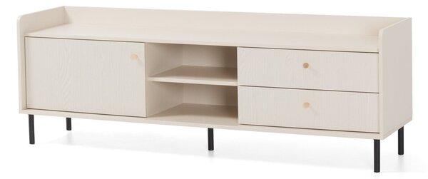 TV-állvány Sorsale 107, Laminált forgácslap, 59x170x42cm, Világosbarna