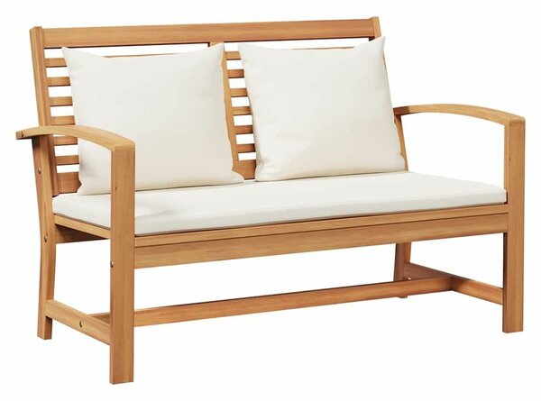 VidaXL Kerti pad Természetes 110 x 64 x 76.5 cm Tömör tíkfa