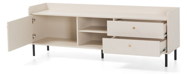 TV-állvány Sorsale 107, Laminált forgácslap, 59x170x42cm, Világosbarna