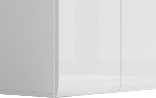 Vitrin Azteca Trio SFK1W1D/14/9 (Fehér + Fényes fehér)
