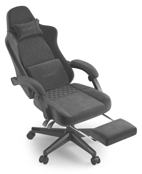 Gamer szék SENSE7 DEVON fekete