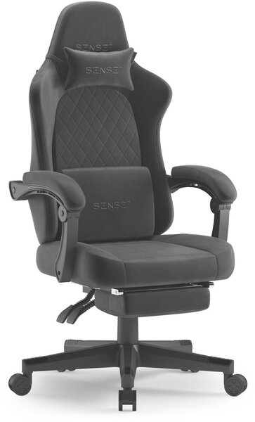 Gamer szék SENSE7 DEVON fekete