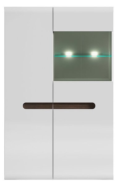 Vitrin Azteca Trio SFK1W1D/14/9 (Fehér + Fényes fehér)