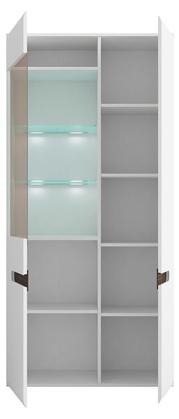 Vitrin Azteca Trio REG1W1D/19/9 (Fehér + Fényes fehér)
