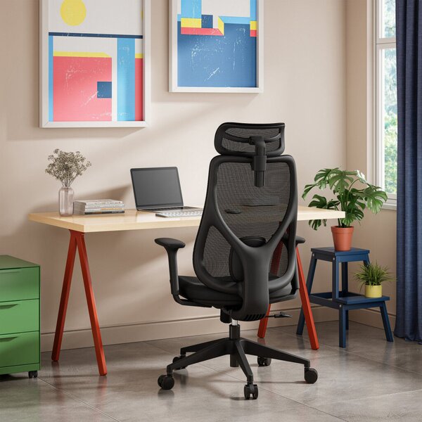 SENSE7 MOYO irodai szék, ergonomikus, fekete