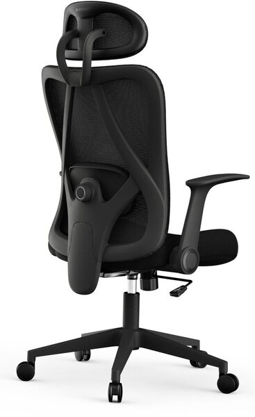 SENSE7 NOXO Ergonomikus irodai szék, deréktámasszal, állítható fejtámlával, állítható háttámla fekete