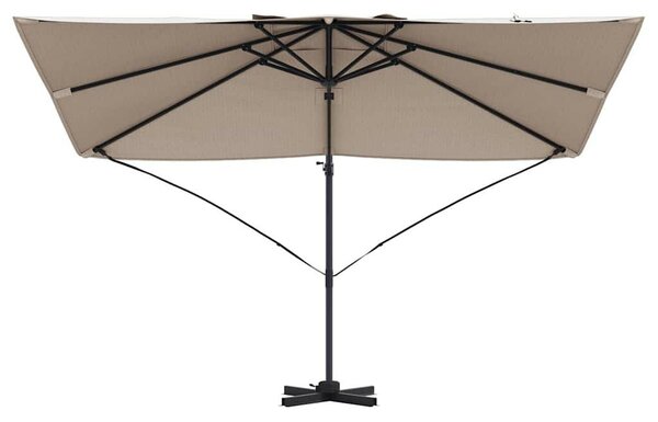 Cantilever Roma Napernyő Taupe és Fekete 352 x 251 x 260 cm