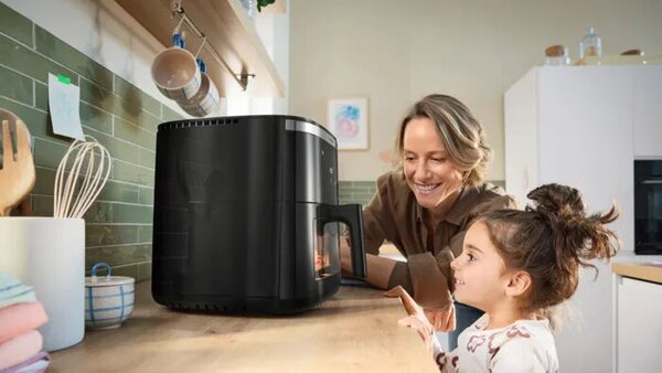 Bosch MAF671B0 AirFryer Forrólevegős Sütő 7.2L 1800W - Fekete
