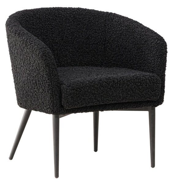 Fotel Dallas 4678, Kárpit, 70x66x64cm, Fekete