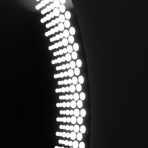Kerek LED tükör 70cm, Stellaire Touch, páramentesítő rendszer, fényerő-szabályozható