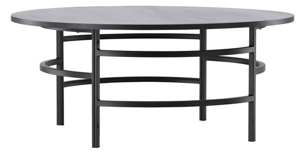 Dohányzóasztal Dallas 4696, Fém, 43cm, Fekete