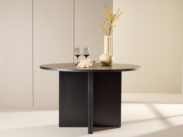 Asztal Dallas 4718, 74cm, Fekete