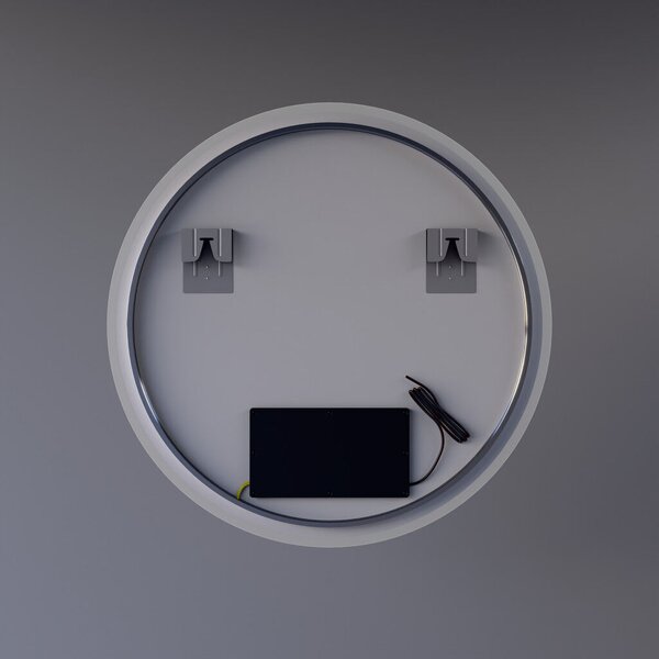 Welland Alpha LED tükör - fényerő + színhőfok állítás - 16 háttérszín - Ø 70 cm