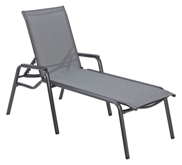 KETTLER CIRRUS SILVER LINE alumínium napozóágy – antracit / szürke