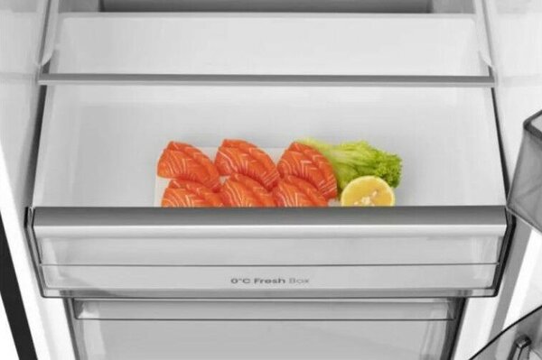 Hisense RL3K370SAID inox, egyajtós, Hűtő:372L, Fagyasztó: 25L hűtőszekrény