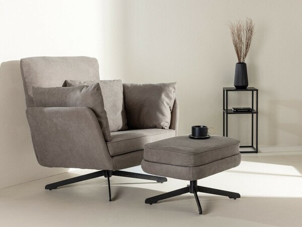 Fotel Dallas 4783, Kárpit, 93x96x85cm, Szürke