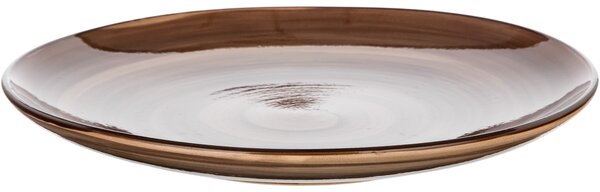 Banquet 6 db desszert tányér szett Palas 21,5 cm,barna