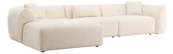 Sarokkanapé Dallas 4817, Kárpit, 71x385x202cm, Bézs