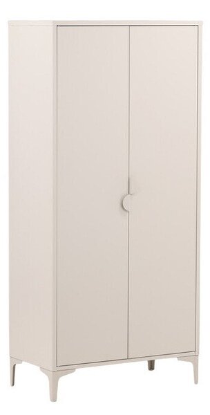 Gardróbszekrény Romcamu 106, Fém, 183x85x45cm, Bézs