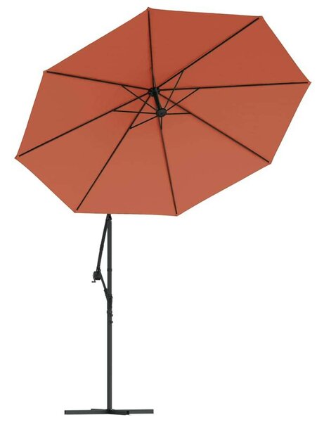 VidaXL Konzolos Napernyő - Terrakotta - 300cm
