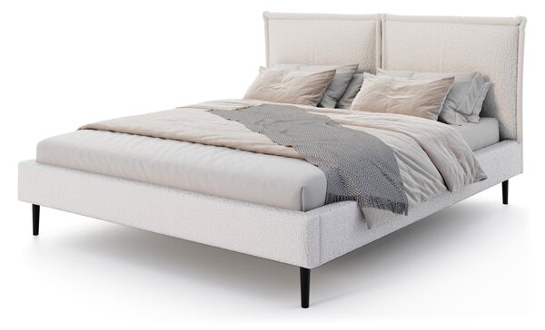 AVENA kárpitozott egyszemélyes ágy 120x200 - fehér