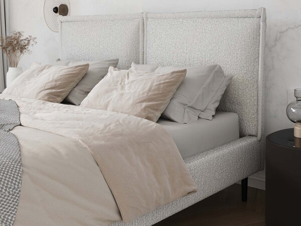 AVENA kárpitozott egyszemélyes ágy 120x200 - fehér