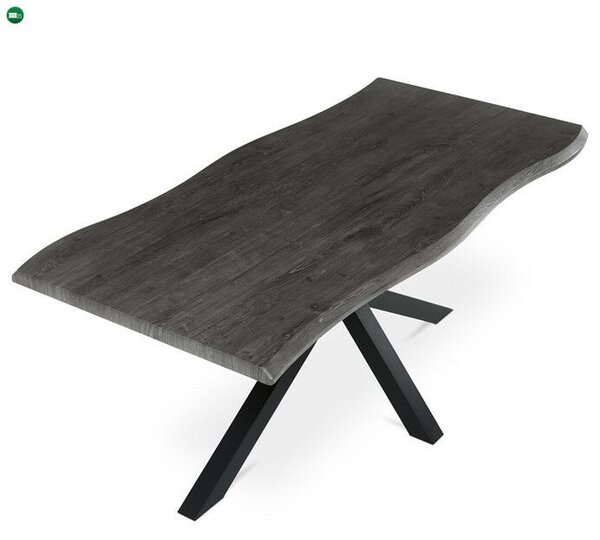 Étkezőasztal 180×90 cm, MDF, Szürke Tölgy. HT-F4618 GREY