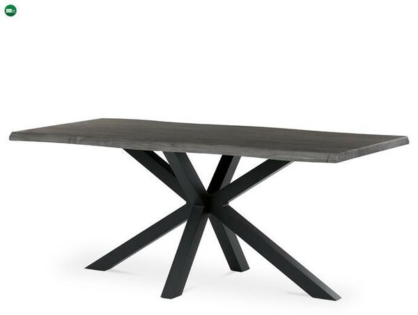 Étkezőasztal 180×90 cm, MDF, Szürke Tölgy. HT-F4618 GREY