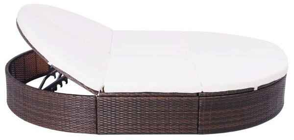 RelaxDays - Ovális Napozóágy - 2 Fős - 200x140 cm