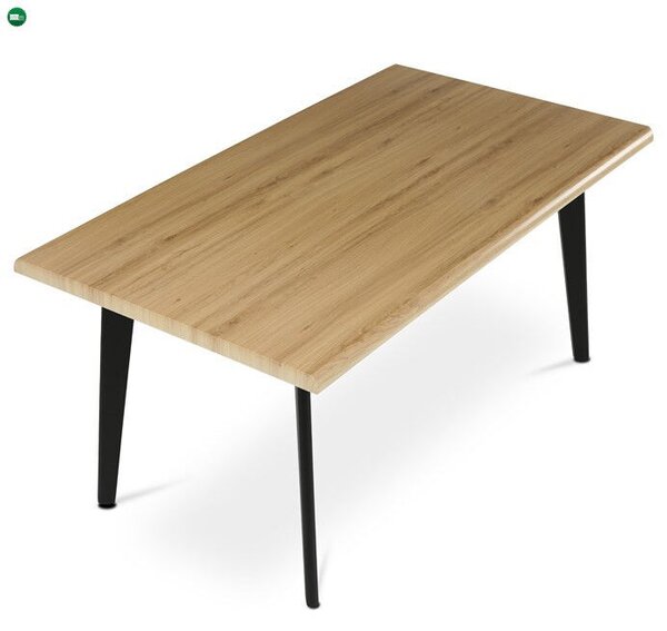 Étkezőasztal 160×90 cm, MDF, Vad Tölgy. HT-F4416 OAK
