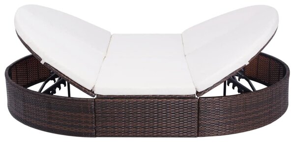 RelaxDays - Ovális Napozóágy - 2 Fős - 200x140 cm