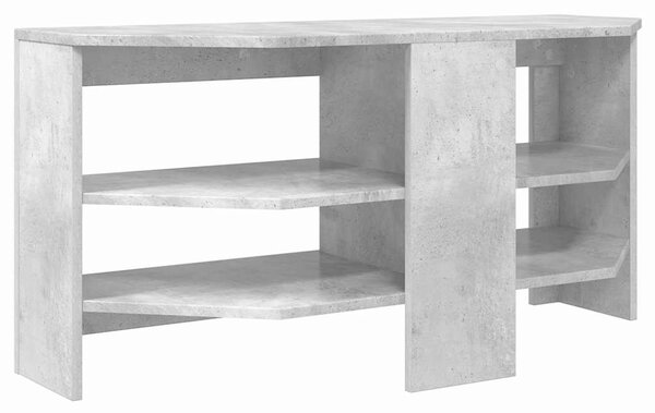 VidaXL SarokTVSzekrény Beton Szürke 102 x 40,5 x 45 cm Faanyag
