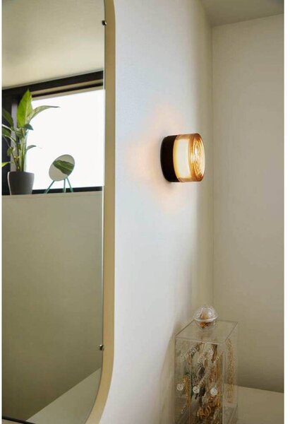LOOM DESIGN LED mennyezeti világítás Otto Wave, borostyánszínű, IP65, dimmelhető, Krém / borostyánsárga, Üveg, Modern