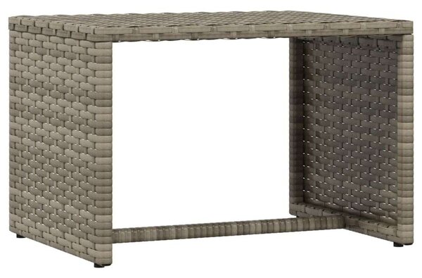 VidaXL Napozóágy Szett - 2 db, Szürke Polyrattan