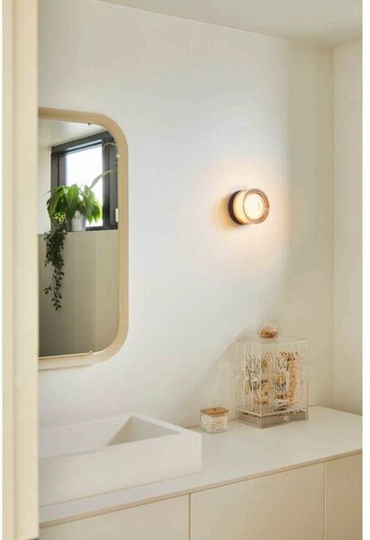 LOOM DESIGN LED mennyezeti világítás Otto Wave, borostyánszínű, IP65, dimmelhető, Krém / borostyánsárga, Üveg, Modern