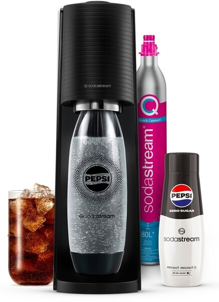 Sodastream Terra Black Pepsi Zero Mpack szikvízkészítő készülék