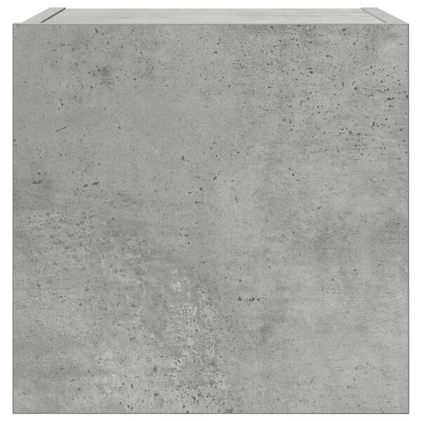 VidaXL 4 db betonszürke falra szerelhető TV-szekrény 30,5 x 30 x 30 cm
