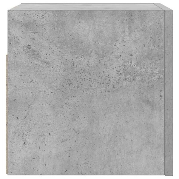 VidaXL 4 db betonszürke falra szerelhető TV-szekrény 30,5 x 30 x 30 cm