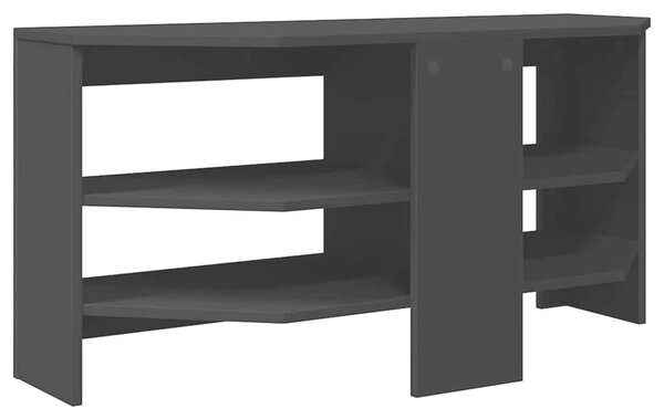 VidaXL SarokTVSzekrény Fekete 102 x 40,5 x 45 cm Faanyag