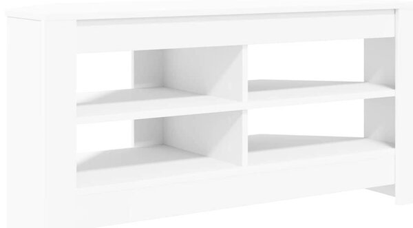 VidaXL SarokTVSzekrény Fehér 102 x 40,5 x 45 cm Faanyag