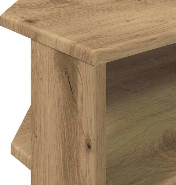 VidaXL SarokTVSzekrény Artisan tölgy 102x40,5x45cm Faanyag