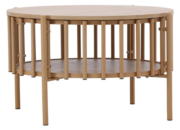 Dohányzóasztal Dallas 4879, Közepes sűrűségű farostlemez, 50cm, Világosbarna