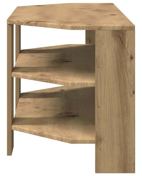 VidaXL SarokTVSzekrény Artisan tölgy 102x40,5x45cm Faanyag