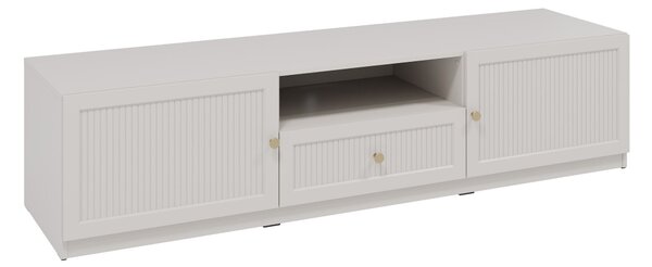 TV-állvány Comfivo Lenitas, Közepes sűrűségű farostlemez, Laminált forgácslap, 44x180x49cm, Kasmír