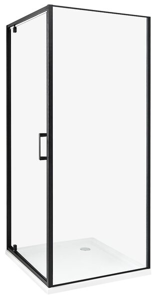 Zuhanykabin DARLI 80 x 80 x 185 cm Fekete