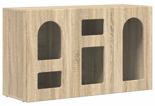 VidaXL Széf Sonoma tölgy 100 x 35 x 59 cm Faanyag