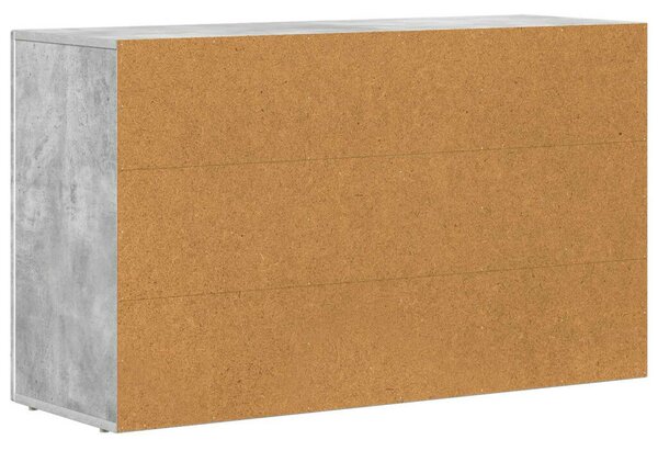 VidaXL Széf Beton Szürke 100 x 35 x 59 cm Faanyag