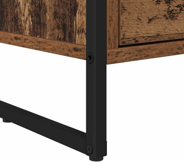 VidaXL TV szekrény fiókkal Öreg fa 100 x 36 x 49.5 cm Faanyag