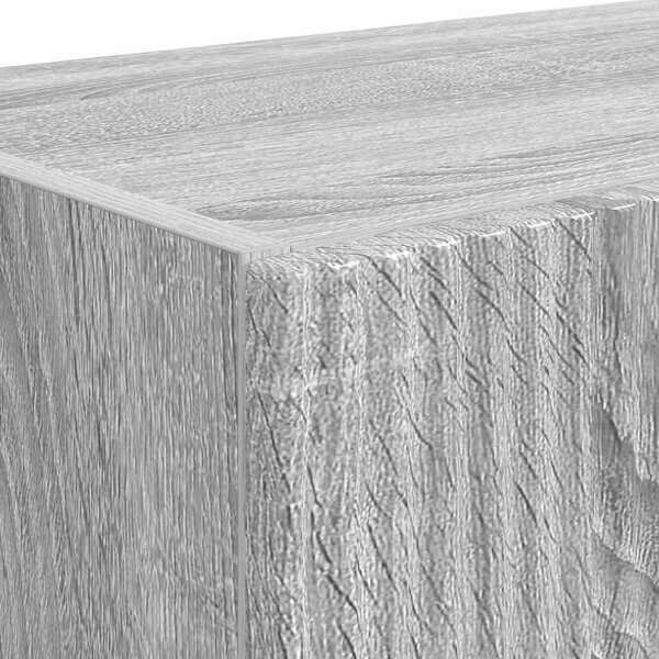 VidaXL TV Fali Szekrény 2 pcs Szürke Sonoma 59,5 x 31 x 40 cm Faanyag